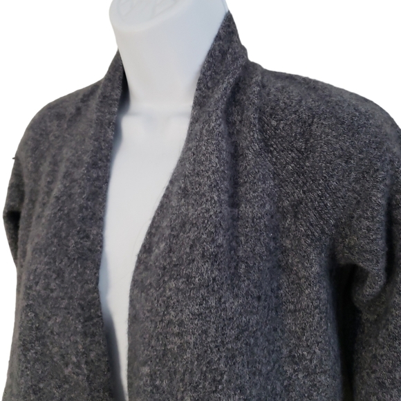 APT. 9 Cashmere Open Cardigan Organic City Luxury Winter Office Sweater Women's - Picture 3 of 7